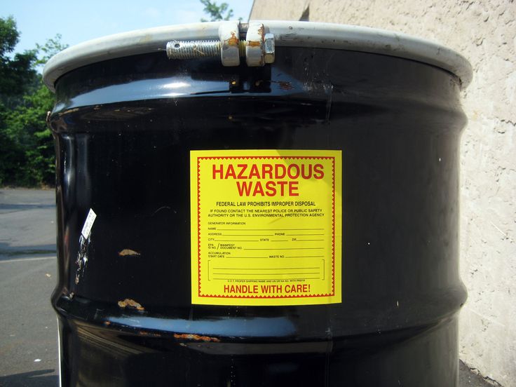 hazardous waste drum