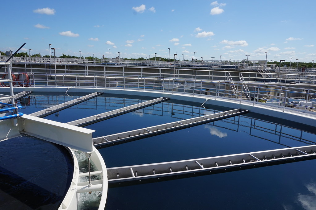 clear wastewater treatment plant